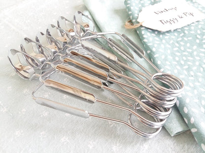 Set of SIX Escargot/Snail Tongs from Tiggy & Pip - Just €84! Shop now at Tiggy and Pip