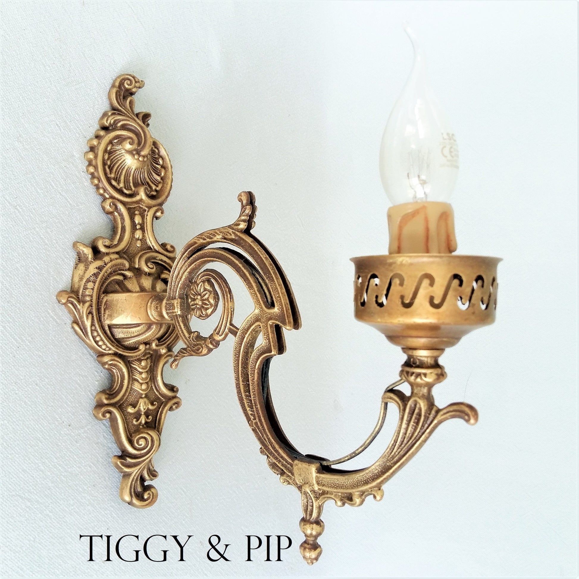 Pair of Ornate Sconces. from Tiggy & Pip - Just €175! Shop now at Tiggy and Pip