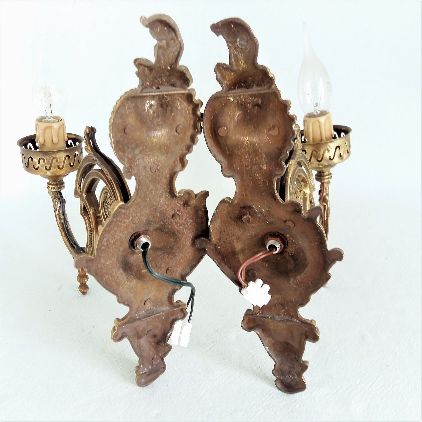 Pair of Ornate Sconces. from Tiggy & Pip - Just €175! Shop now at Tiggy and Pip