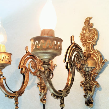 Pair of Ornate Sconces. from Tiggy & Pip - Just €175! Shop now at Tiggy and Pip