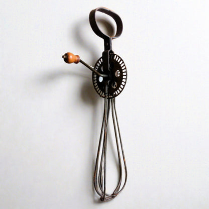 Antique Egg Whisk. Manual Rotary Egg Beater from Tiggy & Pip - Just €49! Shop now at Tiggy and Pip