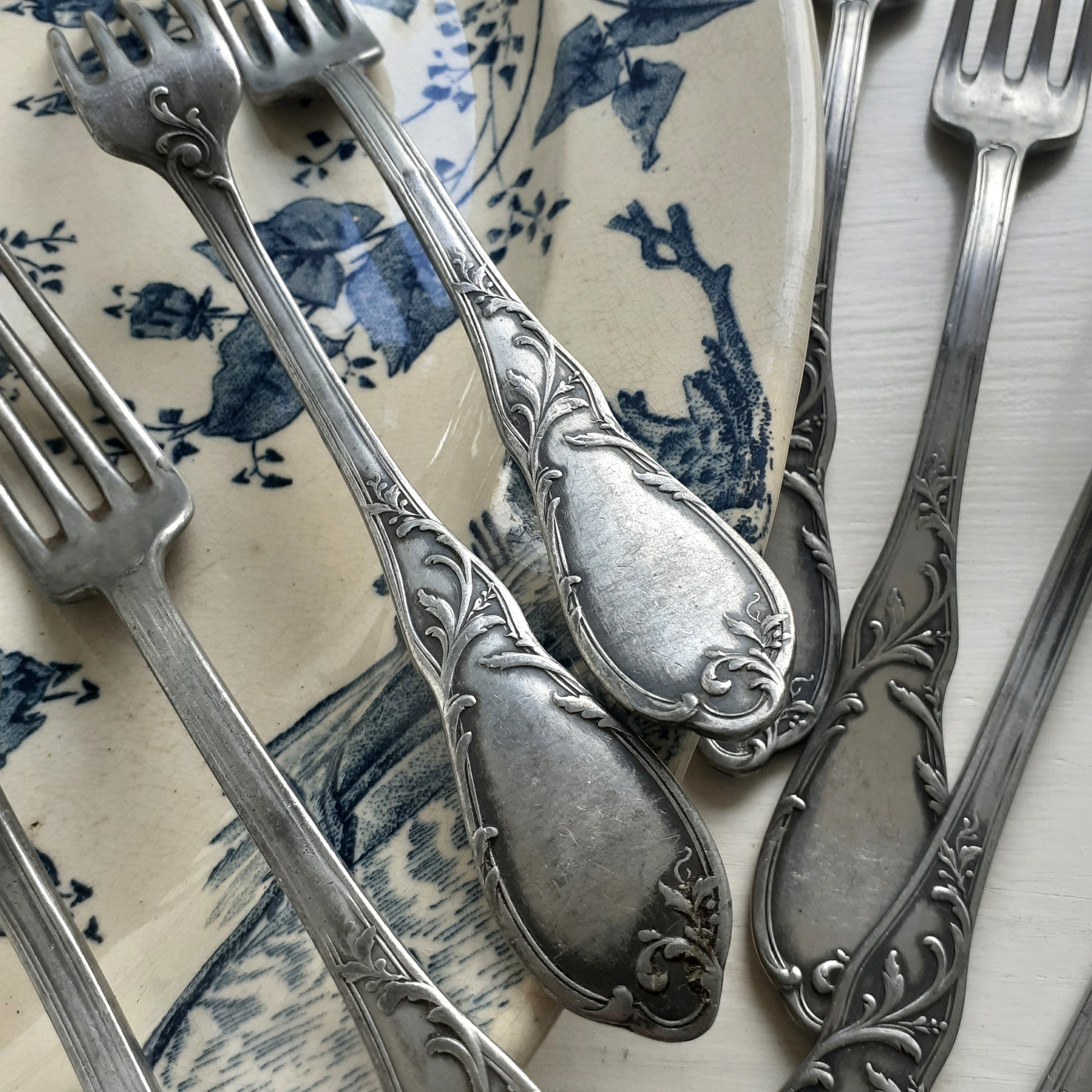 Set of 8 Antique Forks from Tiggy & Pip - Just €88! Shop now at Tiggy and Pip