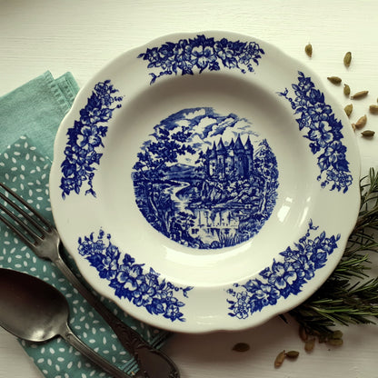 8 Mismatched Blue and White Plates/Dishes from Tiggy & Pip - Just €199! Shop now at Tiggy and Pip