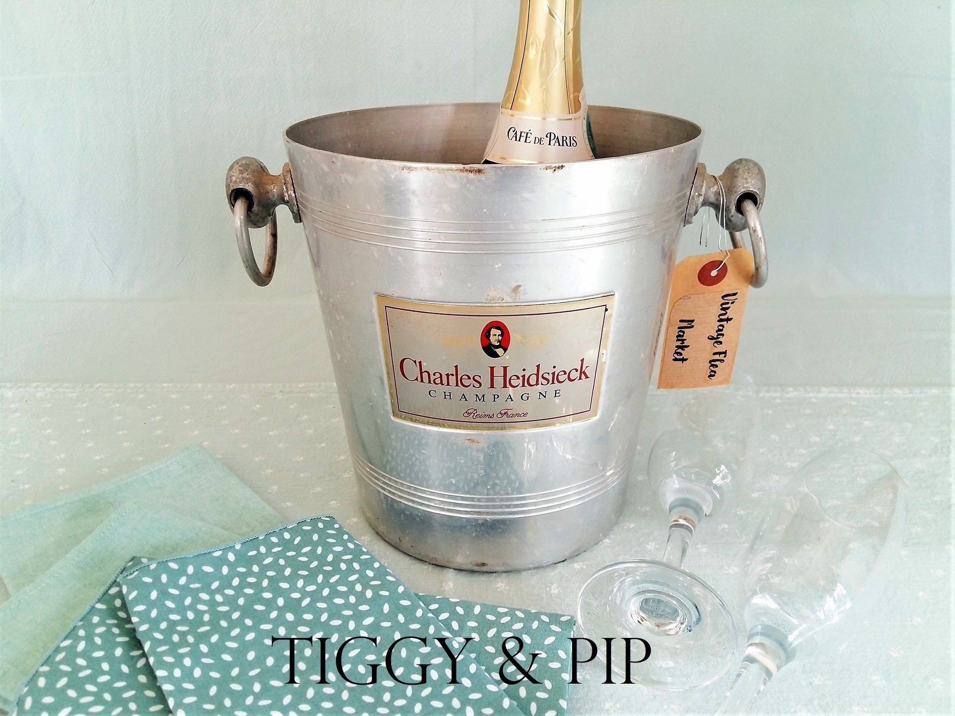 French Champagne Ice Buckets from Tiggy & Pip - Just €59! Shop now at Tiggy and Pip