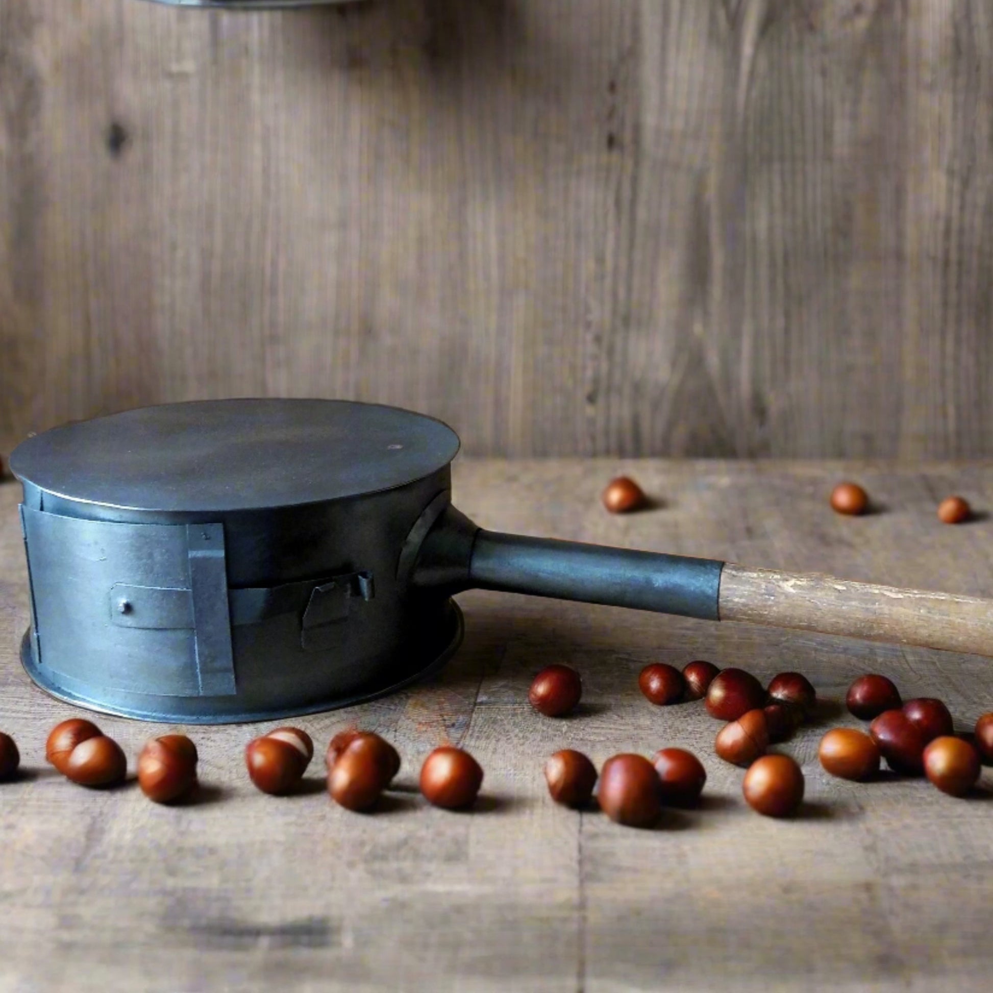 Chestnut Roaster. Sweet Chestnut Roasting Pan from Tiggy & Pip - Just €160! Shop now at Tiggy and Pip