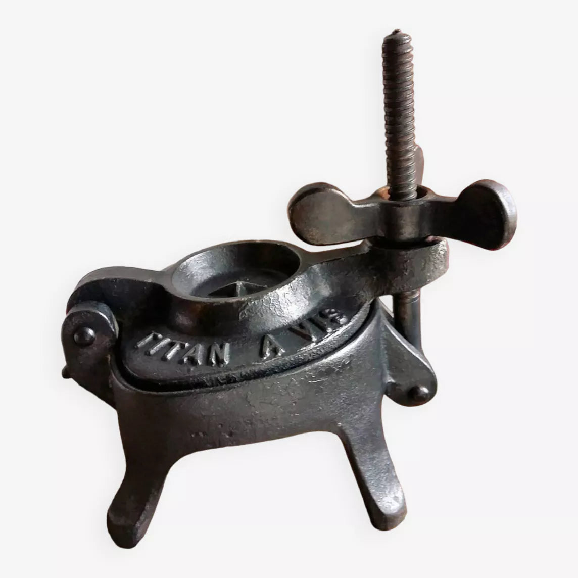 Antique, Cast Iron, French Meat Press. from Tiggy & Pip - Just €139! Shop now at Tiggy and Pip