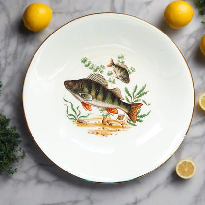 Set of six fish plates by GIEN, France from Tiggy and Pip - Just €156! Shop now at Tiggy and Pip