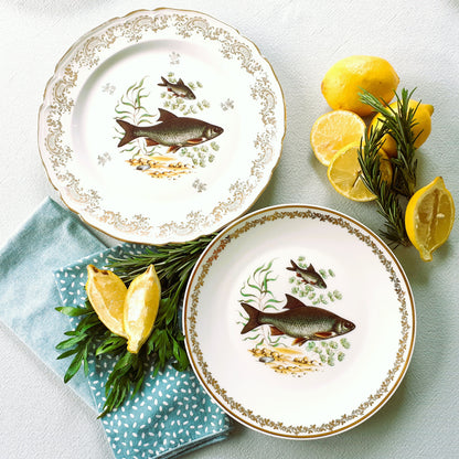 EIGHT Limoges Fish Plates and Platter from Tiggy & Pip - Just €225! Shop now at Tiggy and Pip