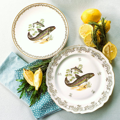 EIGHT Limoges Fish Plates and Platter from Tiggy & Pip - Just €225! Shop now at Tiggy and Pip