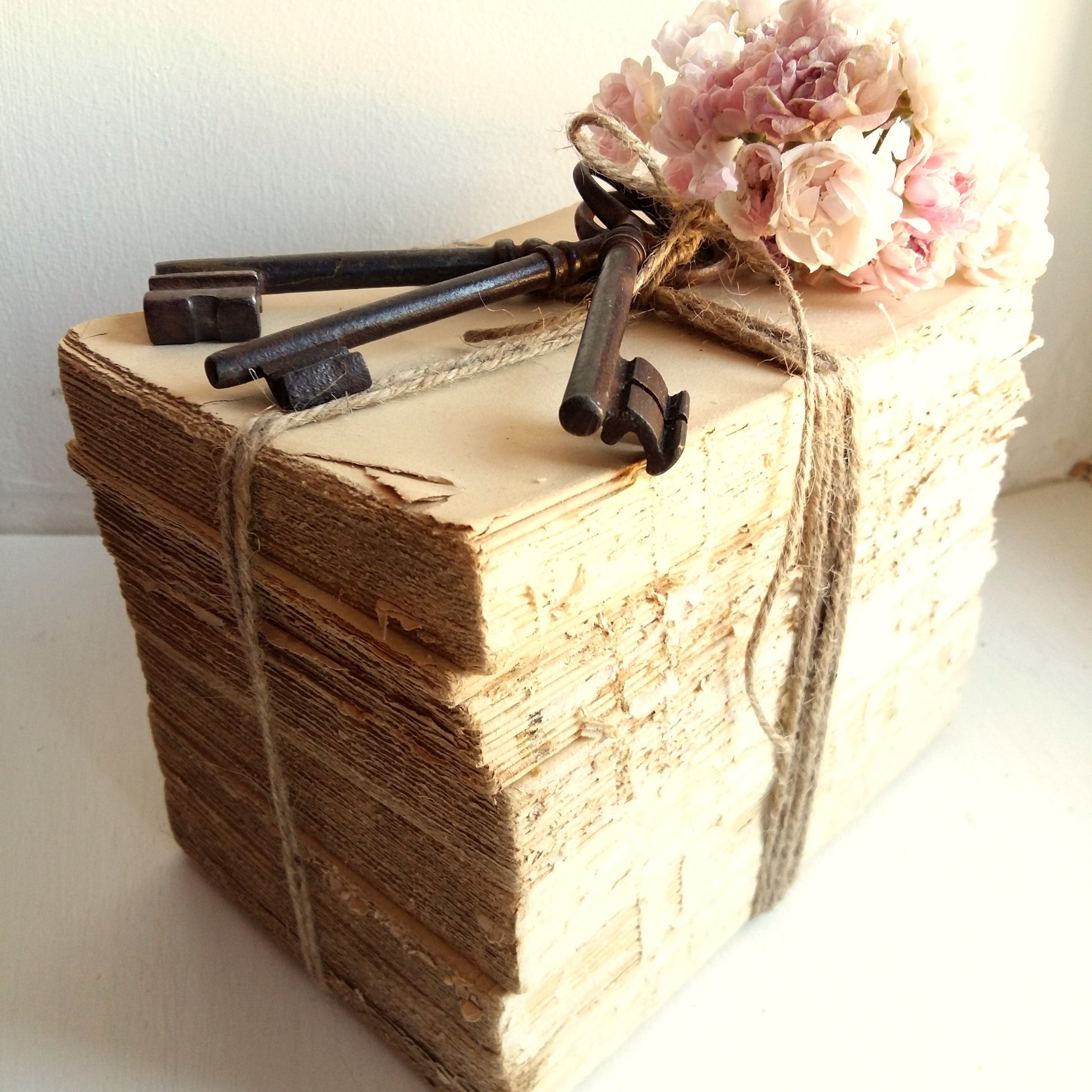SIX Unbound, Antique Books and Iron Keys from Tiggy & Pip - Just €120! Shop now at Tiggy and Pip