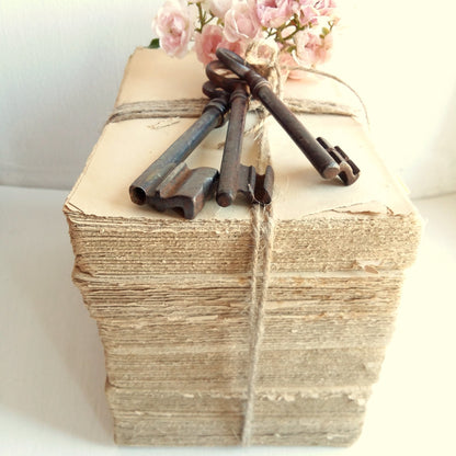 SIX Unbound, Antique Books and Iron Keys from Tiggy & Pip - Just €120! Shop now at Tiggy and Pip