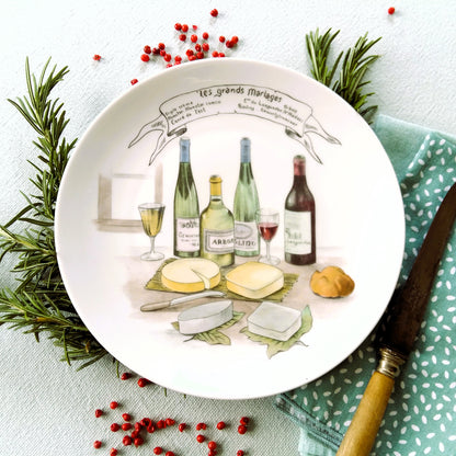 Six French Wine and Cheese Party Plates from Tiggy & Pip - Just €156! Shop now at Tiggy and Pip