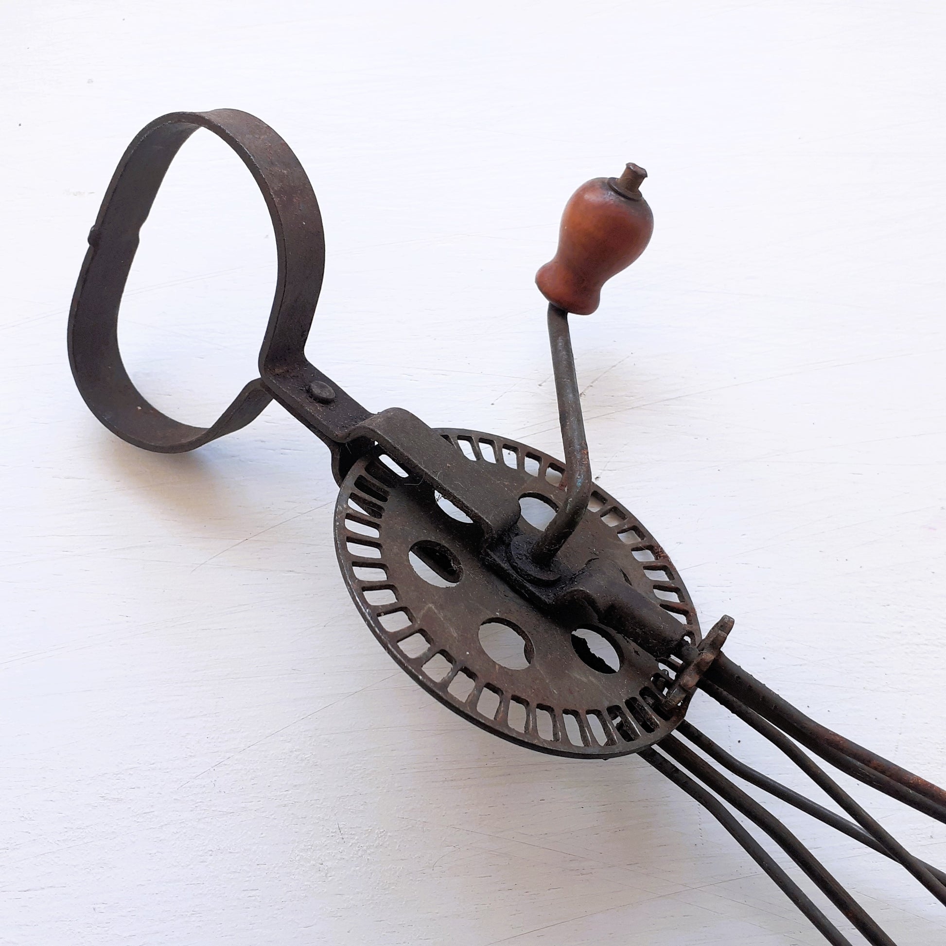 Antique Egg Whisk. Manual Rotary Egg Beater from Tiggy & Pip - Just €26.90! Shop now at Tiggy and Pip