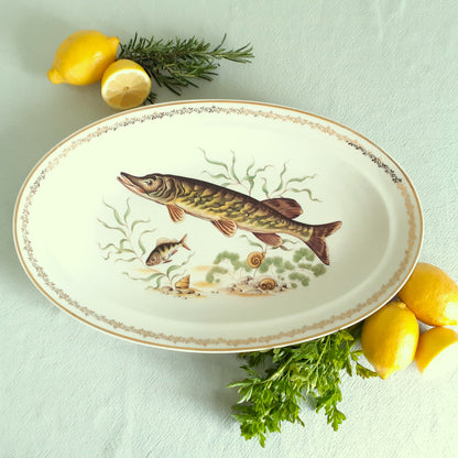 Limoges Dinnerware Set. Six Fish Plates and Platter from Tiggy & Pip - Just €220! Shop now at Tiggy and Pip
