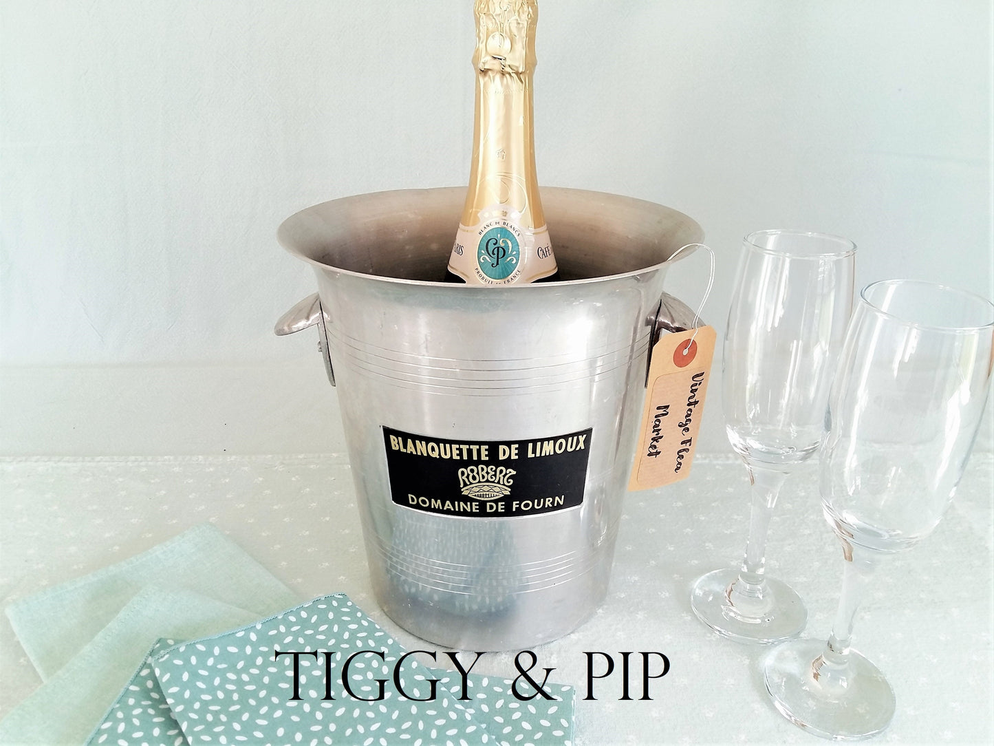 French Champagne Ice Buckets from Tiggy & Pip - Just €59! Shop now at Tiggy and Pip