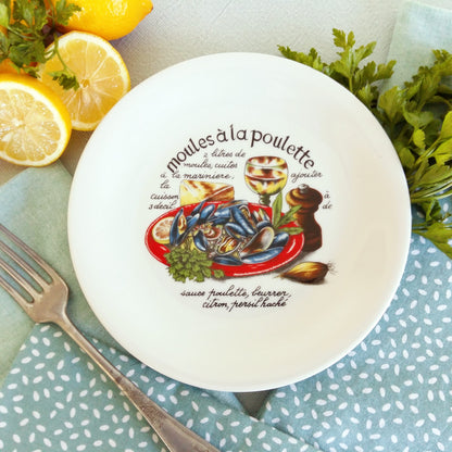 Six Plates for Moules with Large Serving Dish from Tiggy & Pip - Just €180! Shop now at Tiggy and Pip