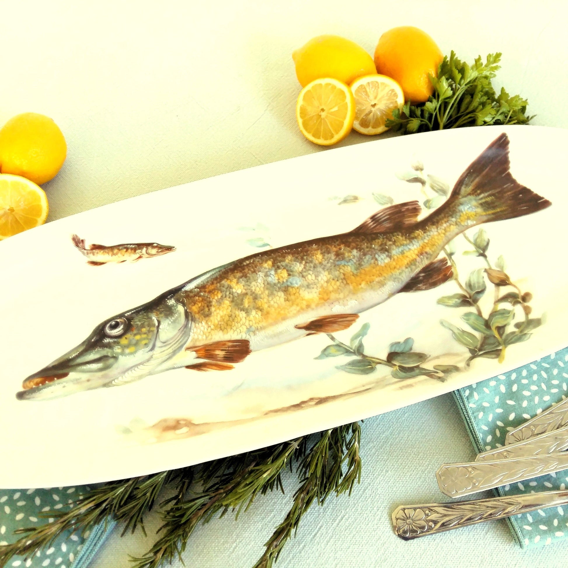 Extra Long Fish Serving Platter from Tiggy & Pip - Just €180! Shop now at Tiggy and Pip