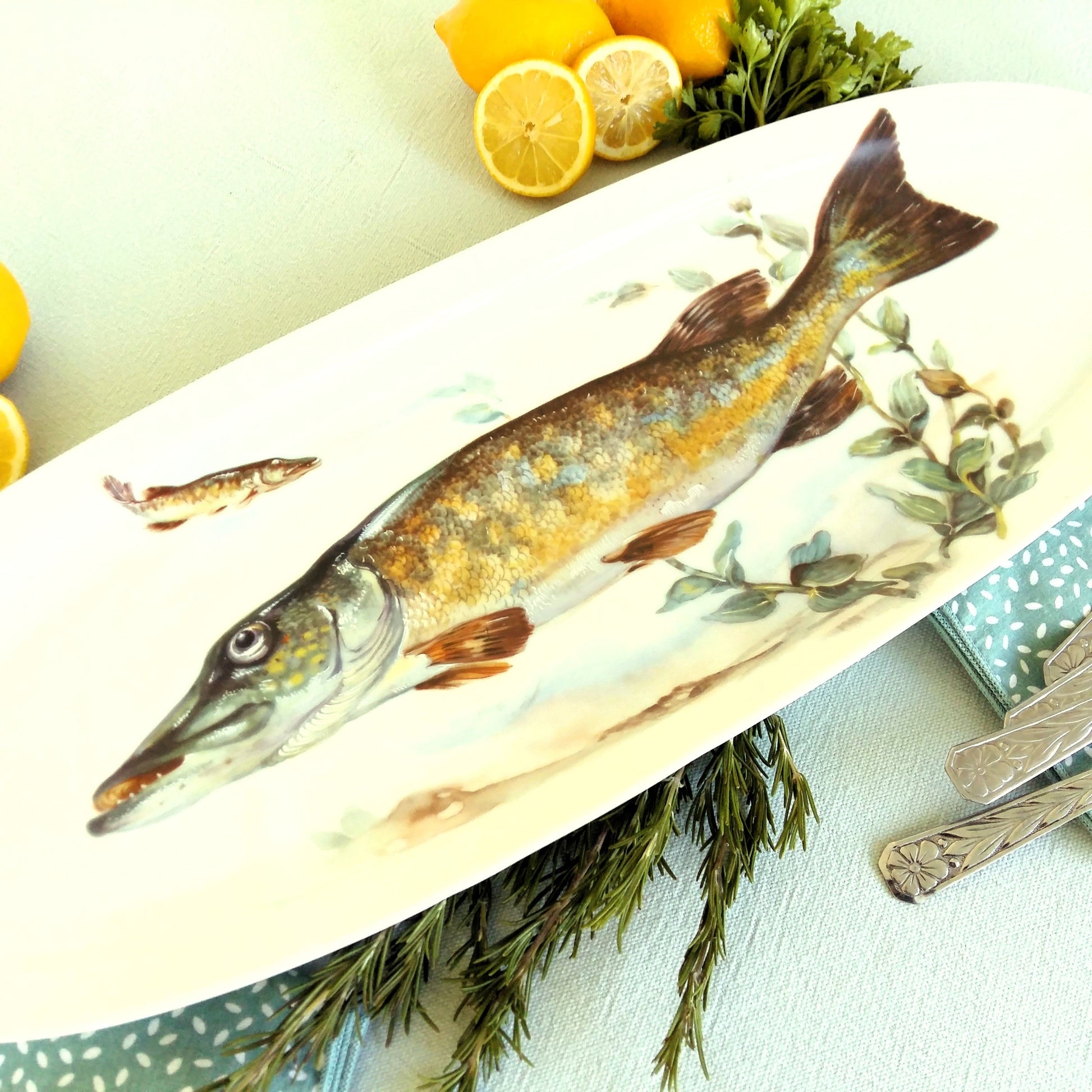 Extra Long Fish Serving Platter from Tiggy & Pip - Just €180! Shop now at Tiggy and Pip