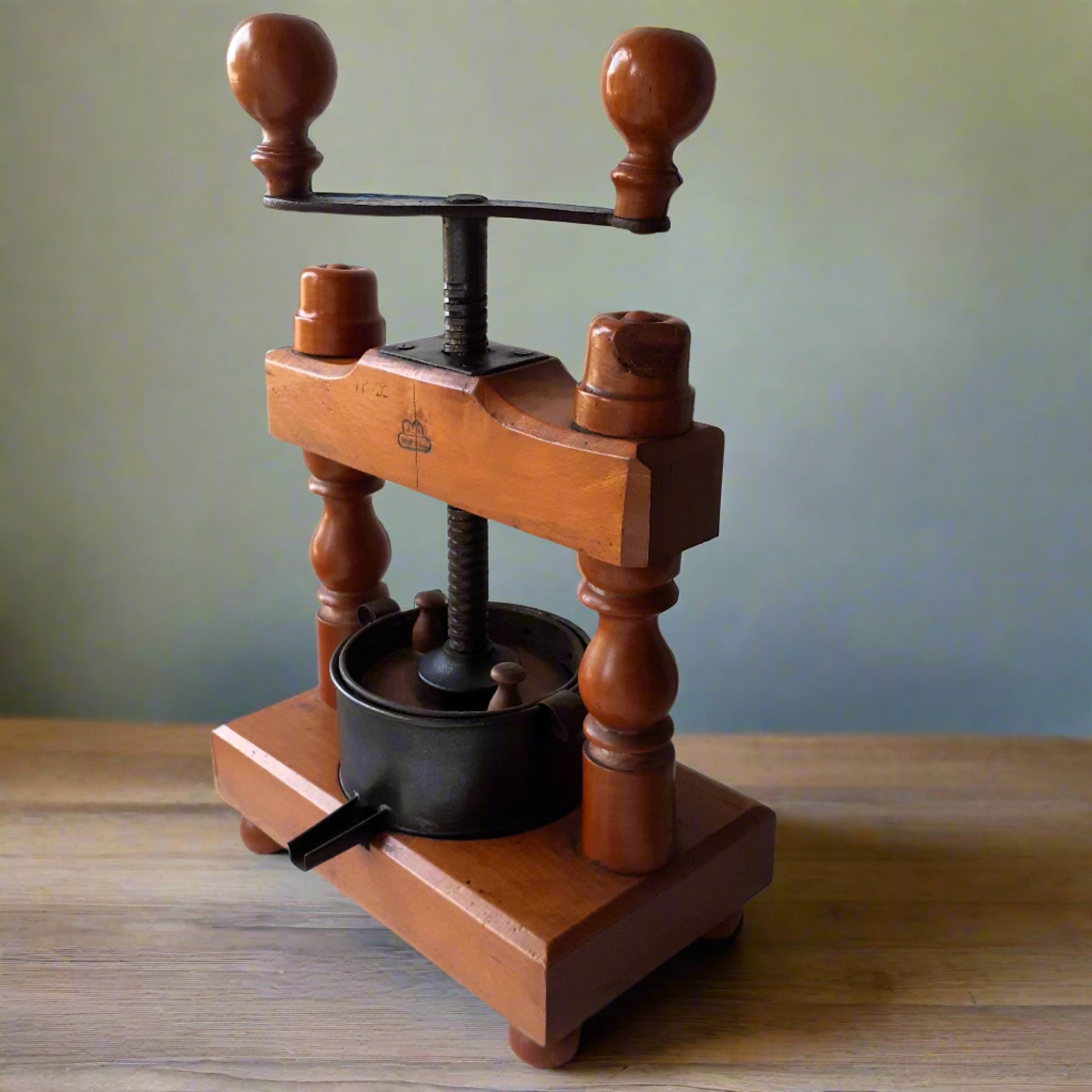 French Antique Table Top Cheese/Fruit Press from Tiggy & Pip - Just €340! Shop now at Tiggy and Pip