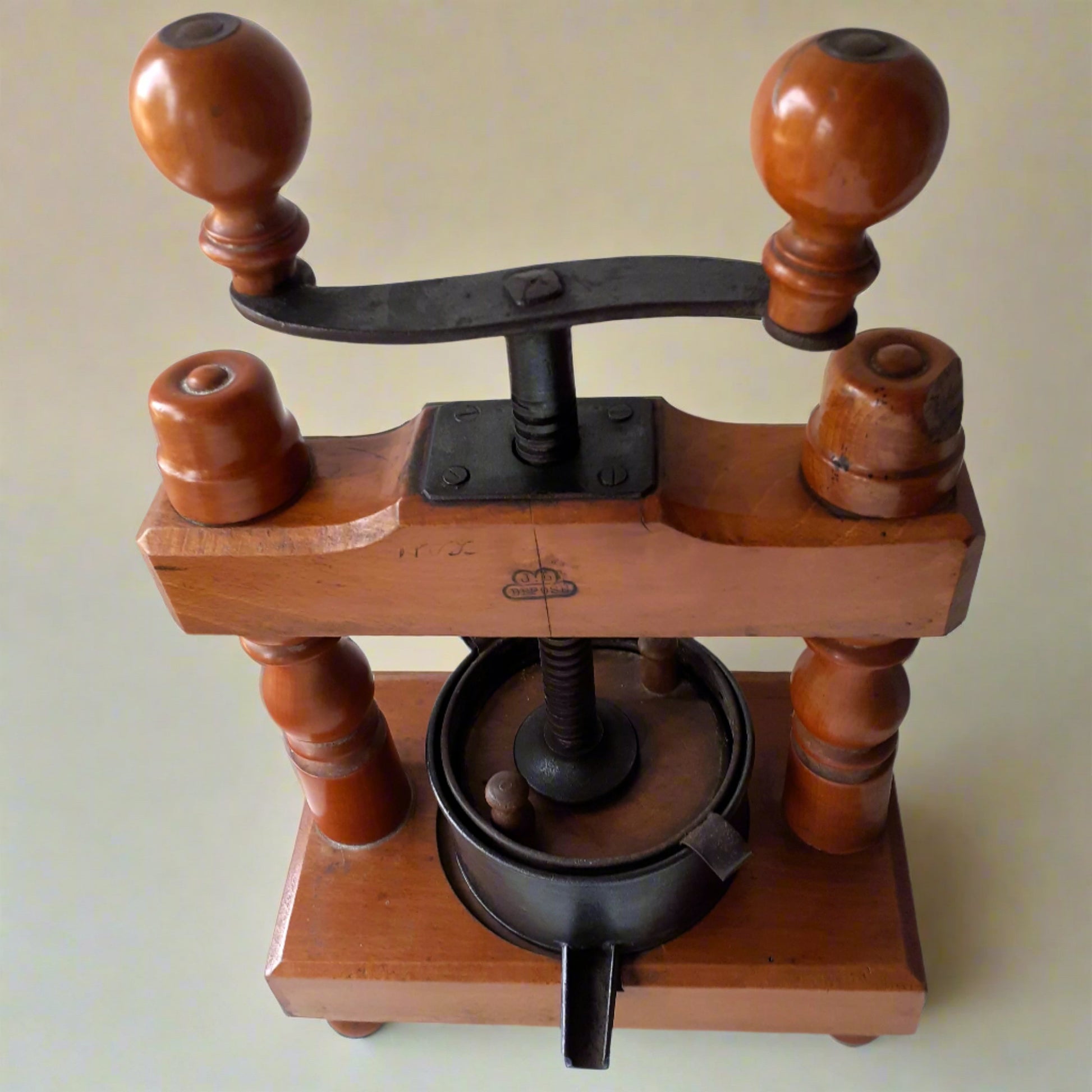 French Antique Table Top Cheese/Fruit Press from Tiggy & Pip - Just €340! Shop now at Tiggy and Pip