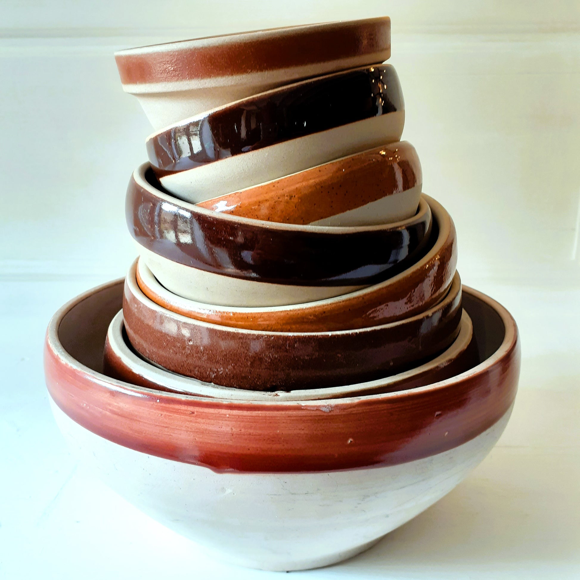 Set of Rustic EIGHT Confit Bowls from Tiggy & Pip - Just €175! Shop now at Tiggy and Pip