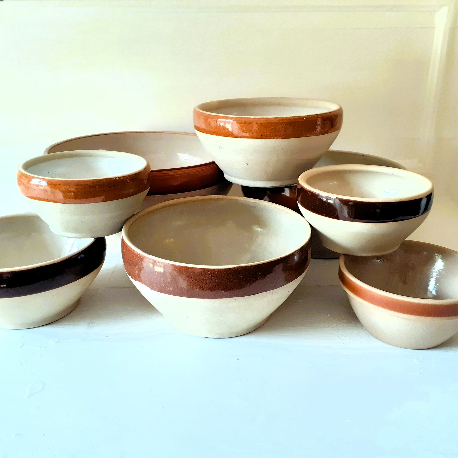 Set of Rustic EIGHT Confit Bowls from Tiggy & Pip - Just €175! Shop now at Tiggy and Pip