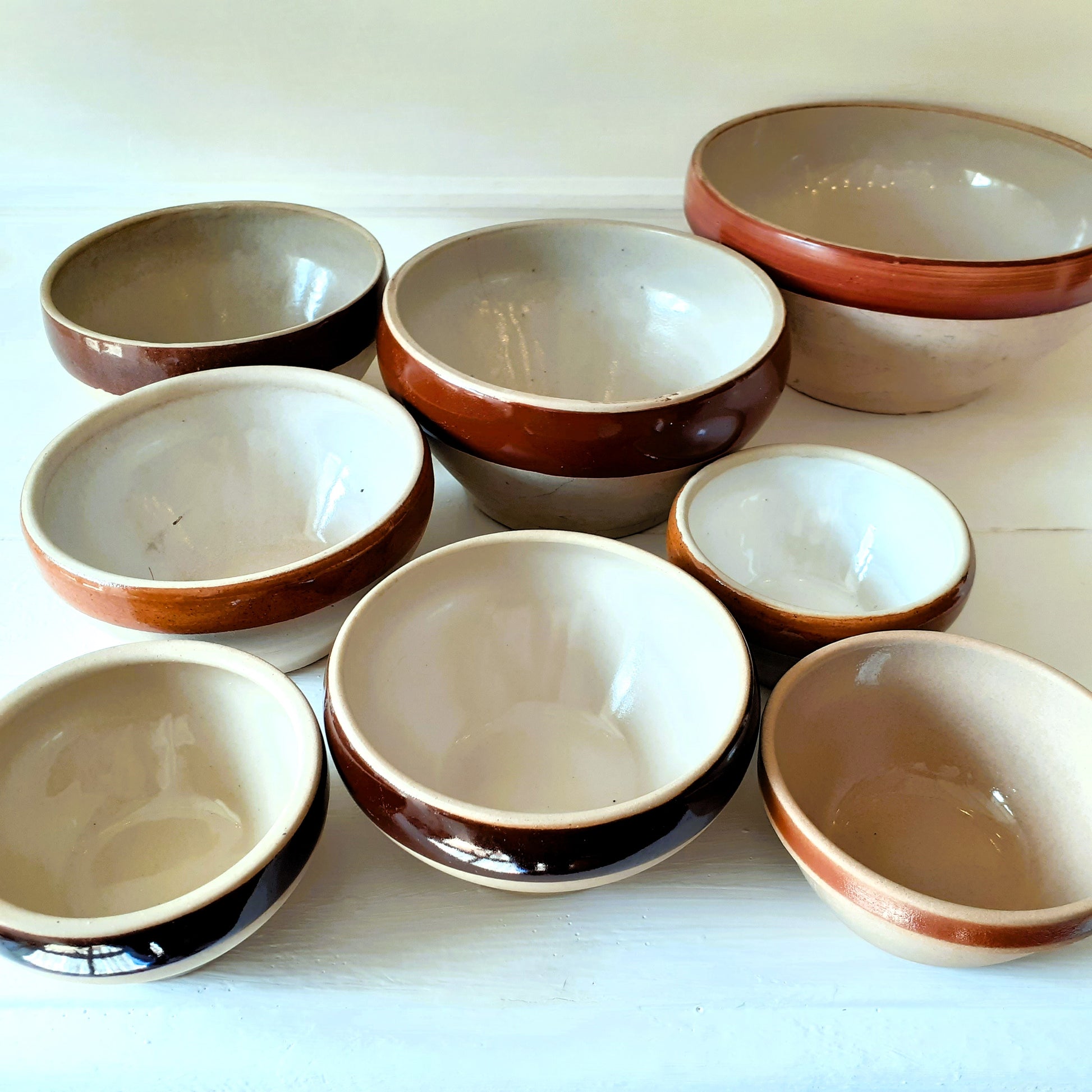 Set of Rustic EIGHT Confit Bowls from Tiggy & Pip - Just €175! Shop now at Tiggy and Pip