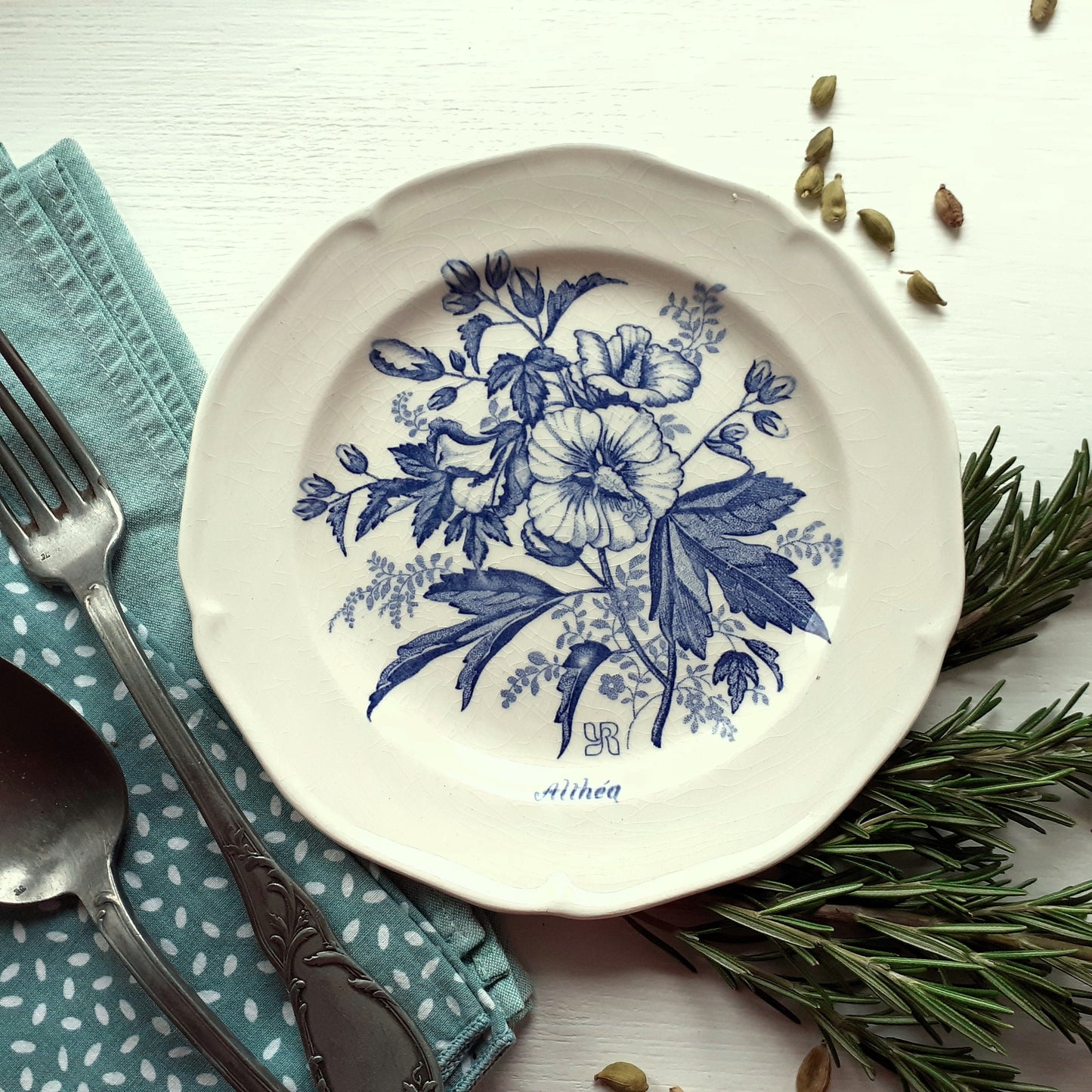 9 Mismatched Blue and White Plates/Dishes from Tiggy & Pip - Just €199! Shop now at Tiggy and Pip