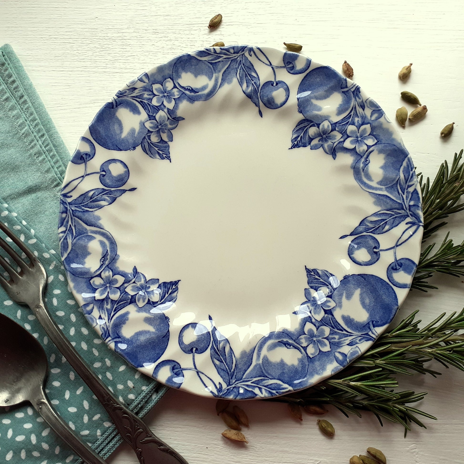 9 Mismatched Blue and White Plates/Dishes from Tiggy & Pip - Just €199! Shop now at Tiggy and Pip