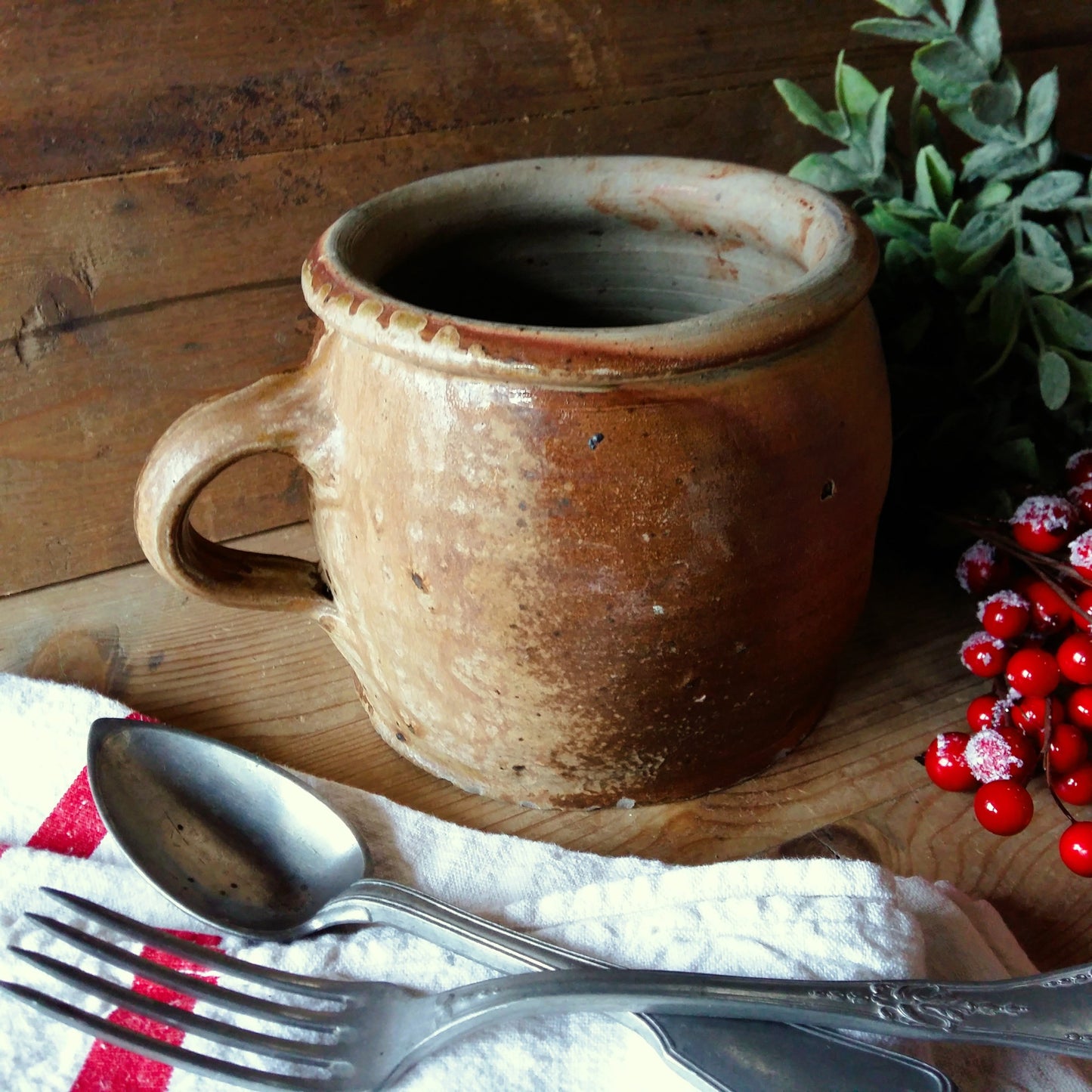 Antique Crock Pot. Confit Pot from Tiggy & Pip - Just €89! Shop now at Tiggy and Pip