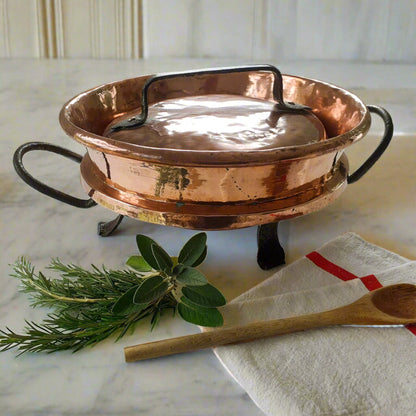 Early 19th Century Copper Tourtière/Pie Dish from Tiggy & Pip - Just €480! Shop now at Tiggy and Pip