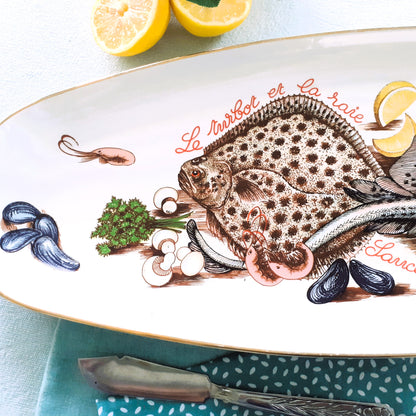 Extra Long Turbot/Skate Fish Platter from Tiggy & Pip - Just €175! Shop now at Tiggy and Pip