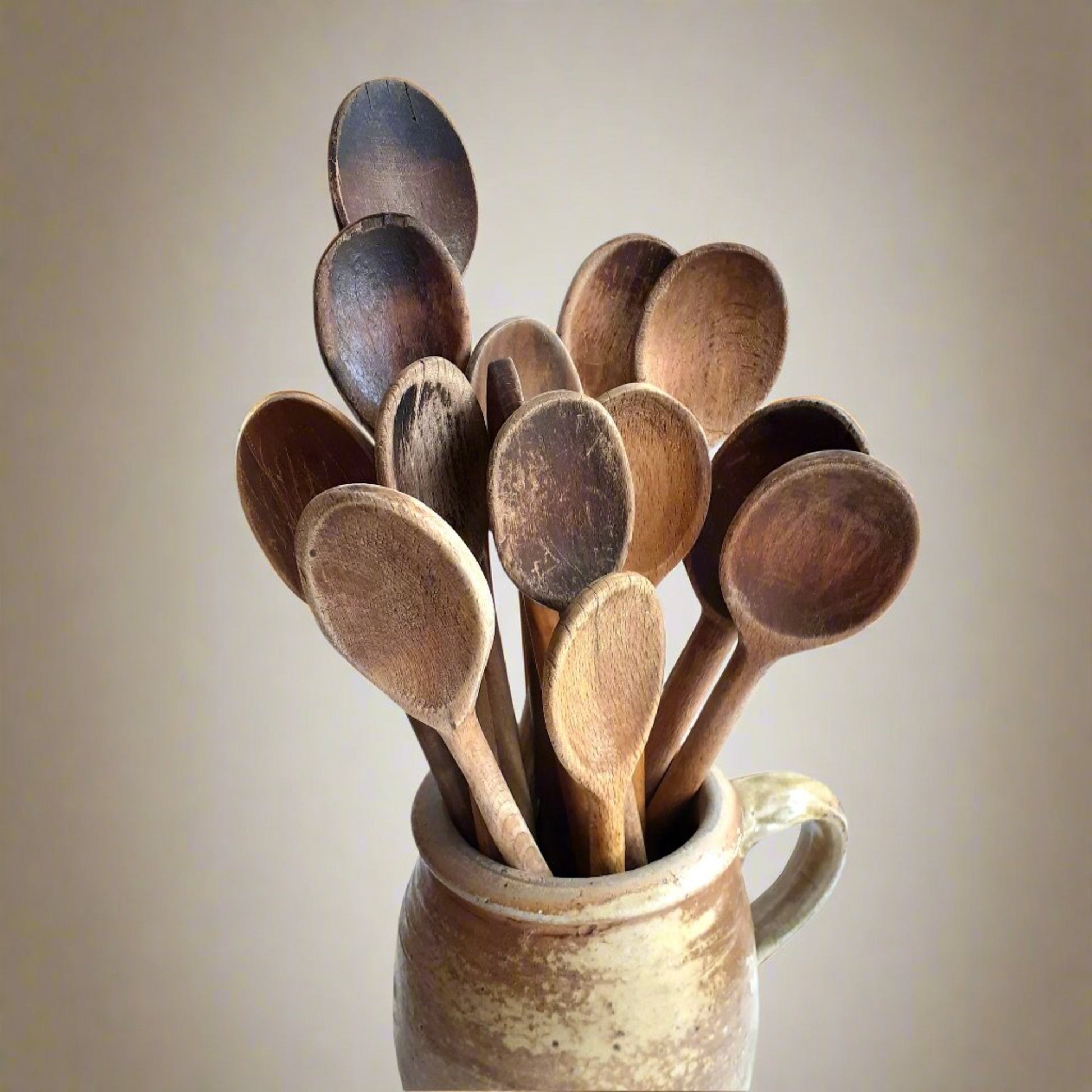 Set of 14 Rustic Wooden Spoons from Tiggy & Pip - Just €140! Shop now at Tiggy and Pip