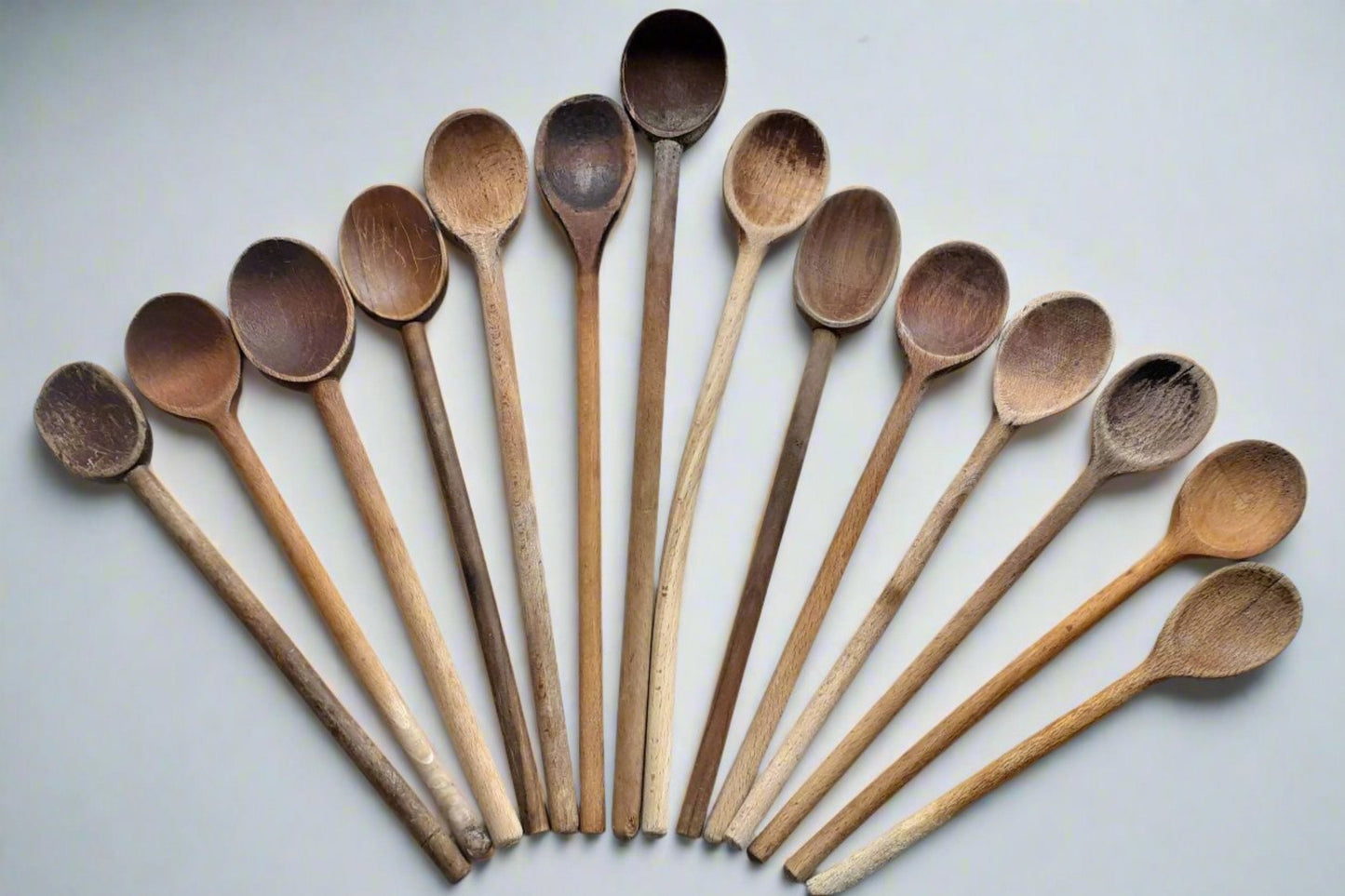 Set of 14 Rustic Wooden Spoons from Tiggy & Pip - Just €140! Shop now at Tiggy and Pip