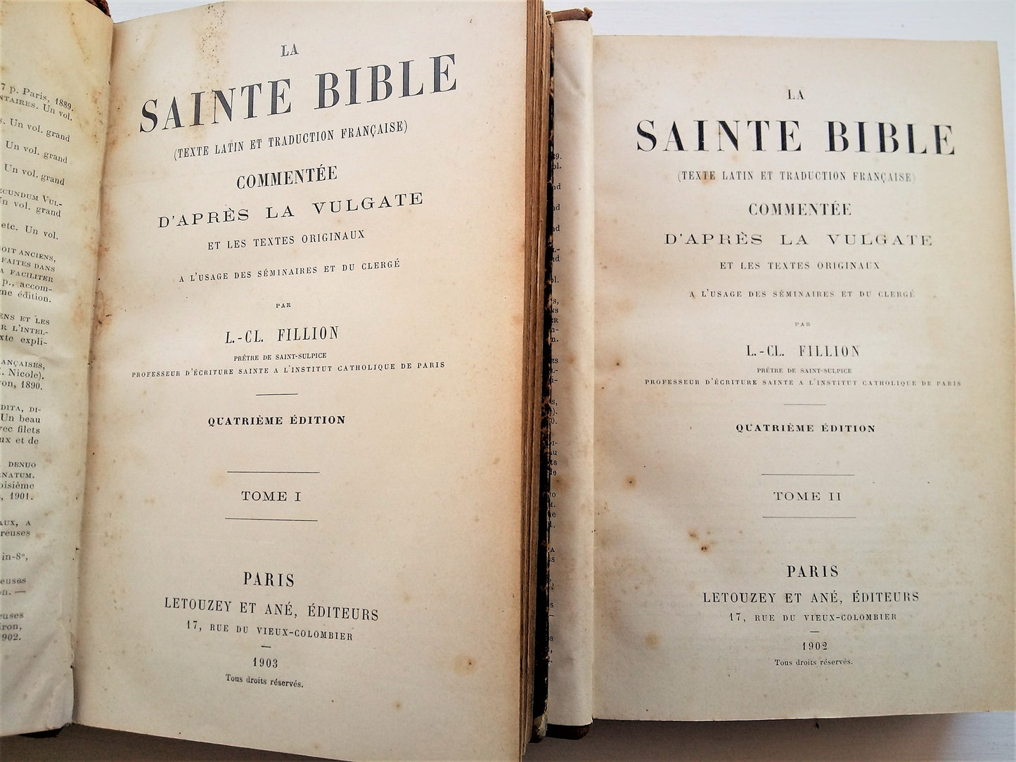 Antique Bible 1901-1903 Old Testament from Tiggy & Pip - Just €276! Shop now at Tiggy and Pip
