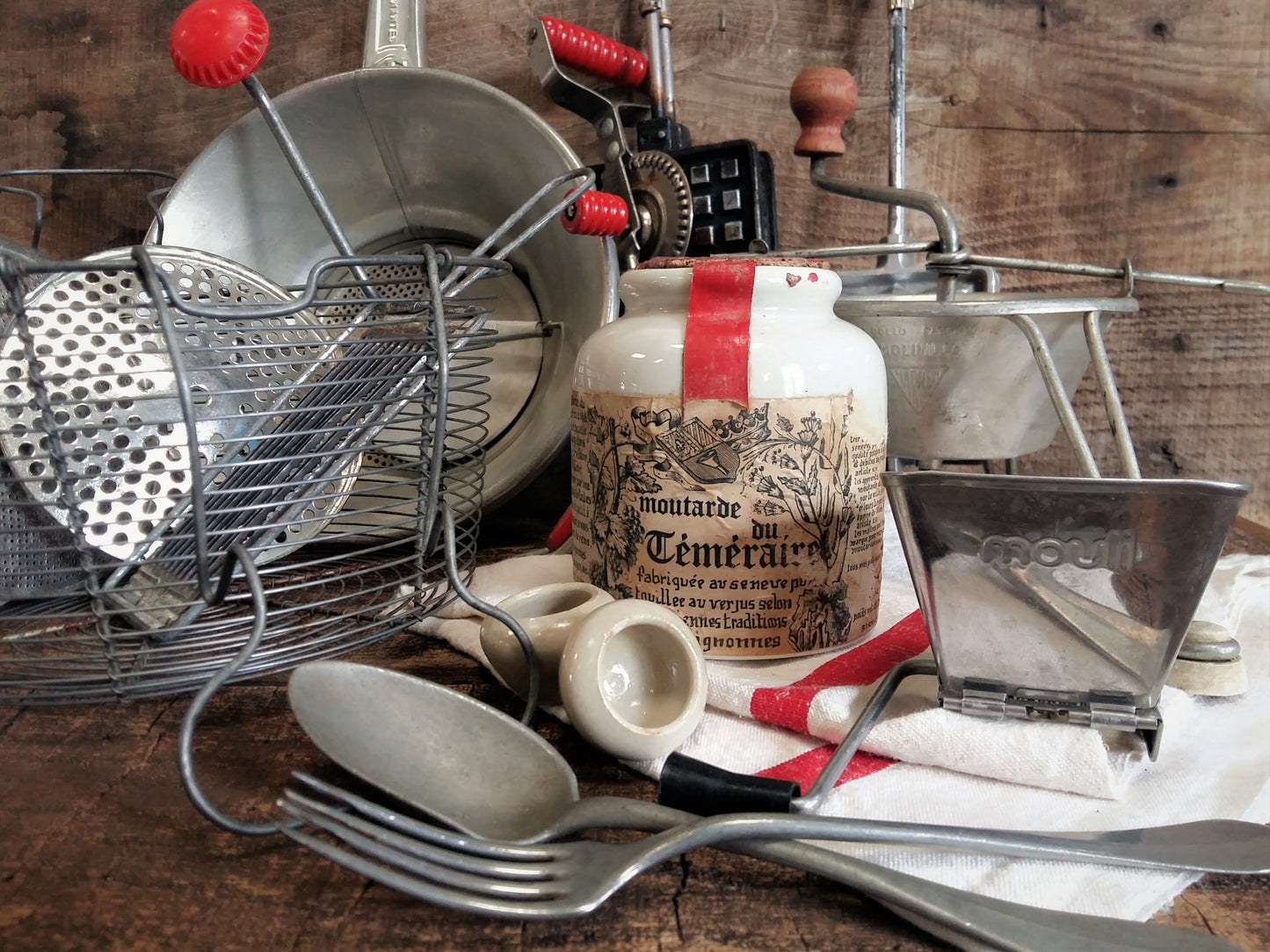 SIXTEEN Vintage Food Photography Props. from Tiggy & Pip - Just €156! Shop now at Tiggy and Pip
