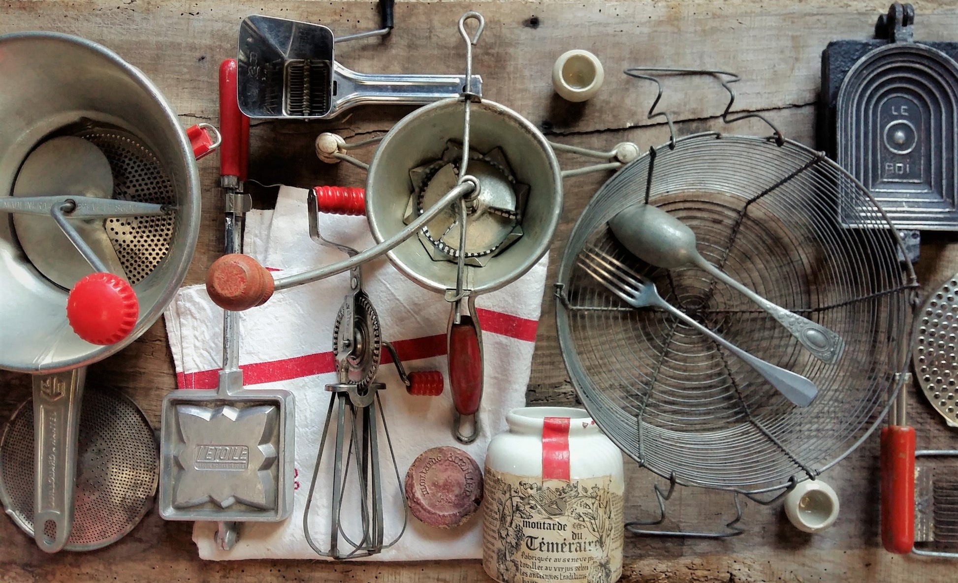 SIXTEEN Vintage Food Photography Props. from Tiggy & Pip - Just €156! Shop now at Tiggy and Pip