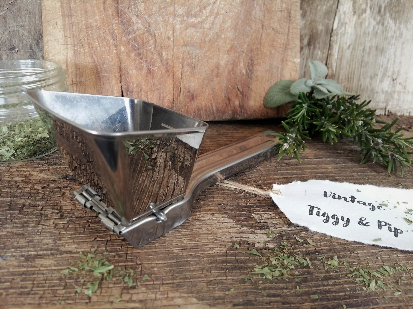 Herb Grinder. "Mouli" Mint/Parsley Herb Chopper. from Tiggy & Pip - Just €44! Shop now at Tiggy and Pip