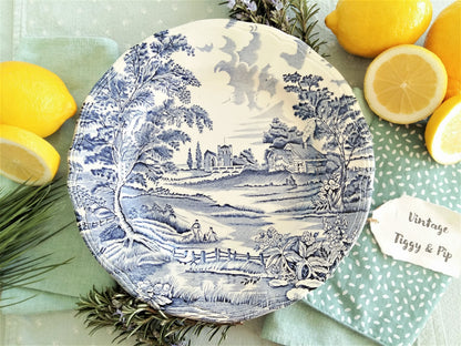 Eight Mismatched Blue and White Plates from Tiggy & Pip - Just €199! Shop now at Tiggy and Pip