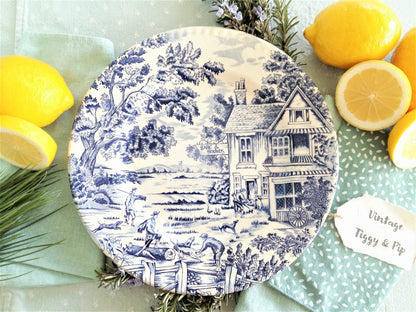 Eight Mismatched Blue and White Plates from Tiggy & Pip - Just €199! Shop now at Tiggy and Pip