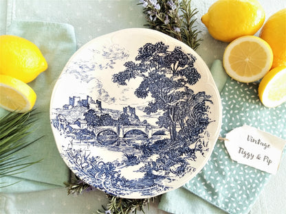 Eight Mismatched Blue and White Plates from Tiggy & Pip - Just €199! Shop now at Tiggy and Pip