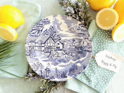 Eight Mismatched Blue and White Plates from Tiggy & Pip - Just €199! Shop now at Tiggy and Pip